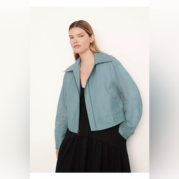 Vince Jade Light Zip Front Flight Plus Jacket 2X - Picture 2 of 13